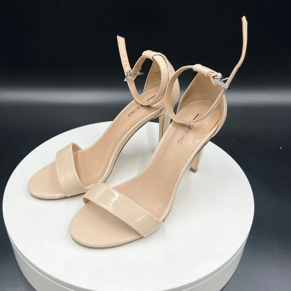 Call It Spring Nude Heels - Picture 1 of 5